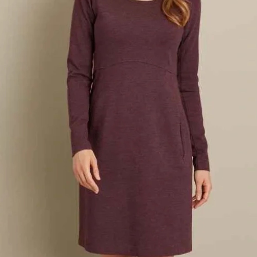 Duluth Trading Women's Wearwithall Ponte KnitLong Sleeve Dress XL NWT